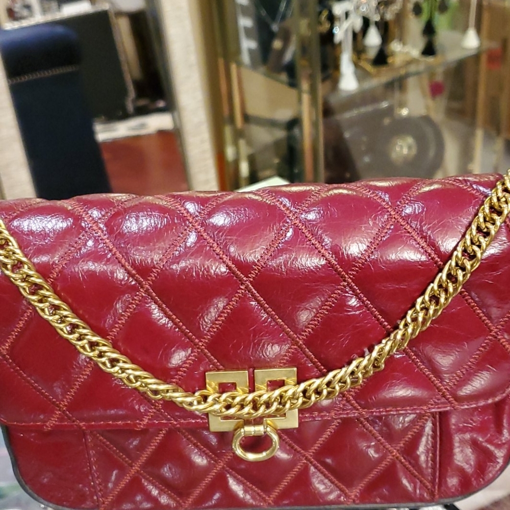 Adorable red burgundy bag